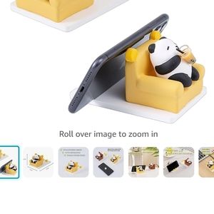 2 in 1 aroma ceramic stone diffuser and phone stand fot desk